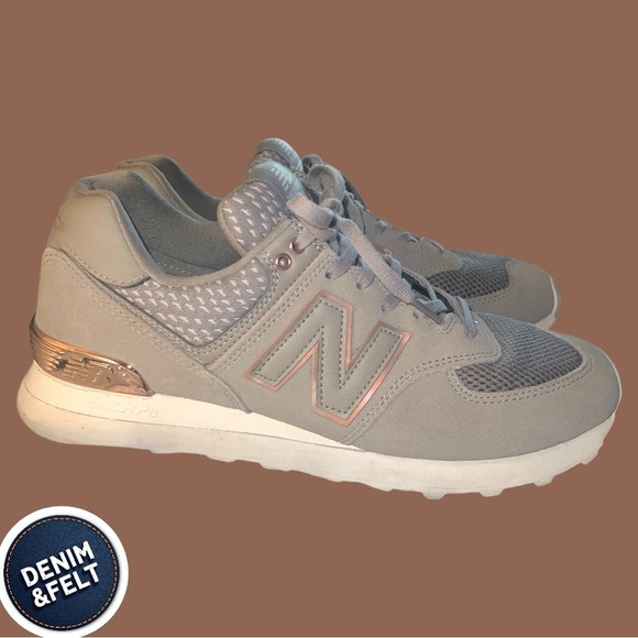 New Balance Women’s 574 Artic Sky Shoe/Sneaker | Color: Grey/Rose Gold 🩶🩶👟👟 - Picture 11 of 15